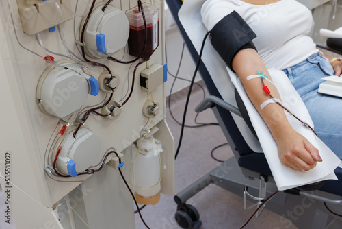 Dialyse spenden Plasma Blut photo