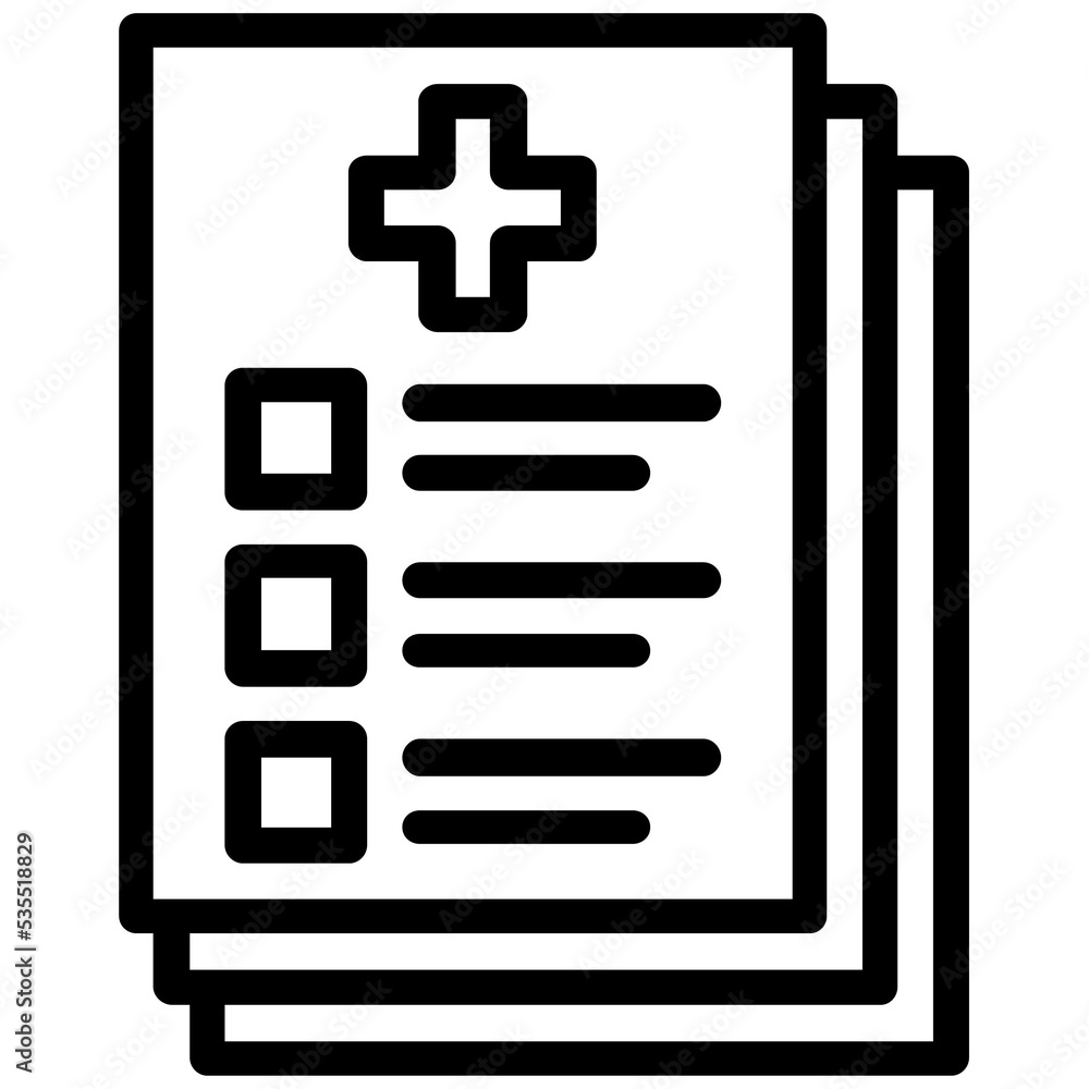 medical report icon medical report icon