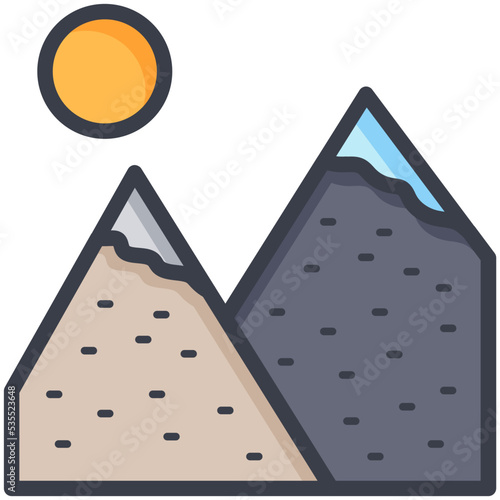 Landscape Vector Icon