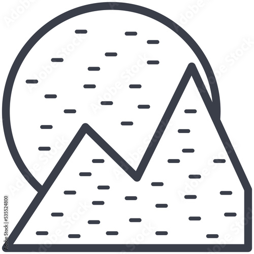 Landscape Vector Icon