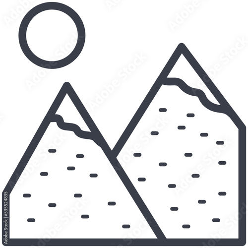 Landscape Vector Icon