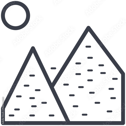 Landscape Vector Icon