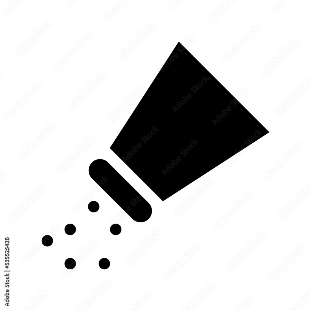 Salt shaker Flat Vector Icon Salt shaker Flat Vector Icon