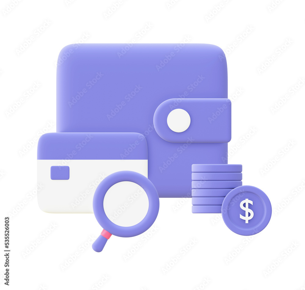 3d illustration icon of purple Finance for UI UX web mobile apps social media ads designs 3d illustration icon of purple Finance for UI UX web mobile apps social media ads designs