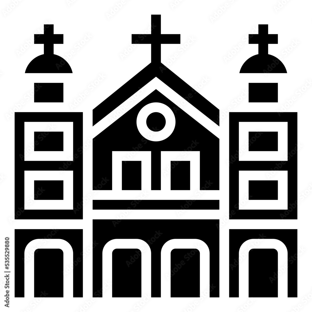 Obraz premium Church icon