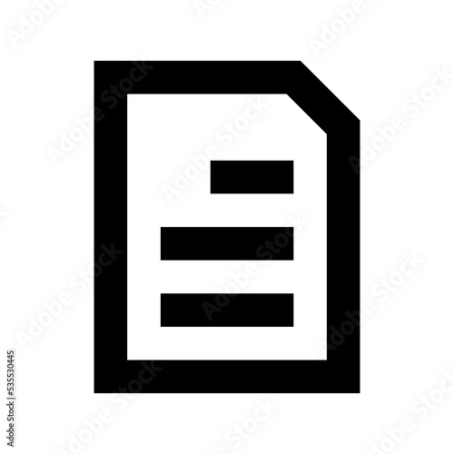 Document Vector Icon