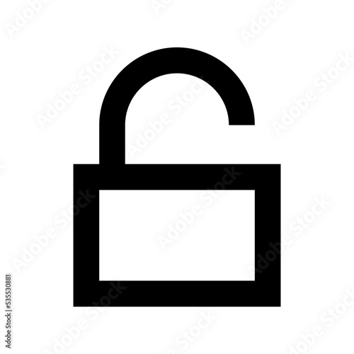 Unlock Vector Icon