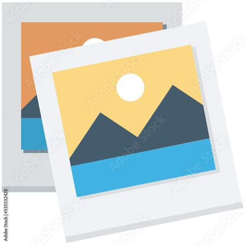Scenery Colored Vector Icon