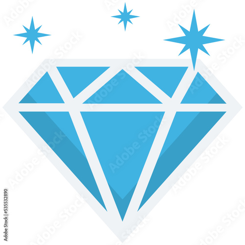 Diamond Colored Vector Icon