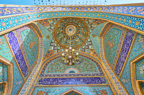 The portal of Imamzadeh Saleh Holy Shrine, Tehran, Iran