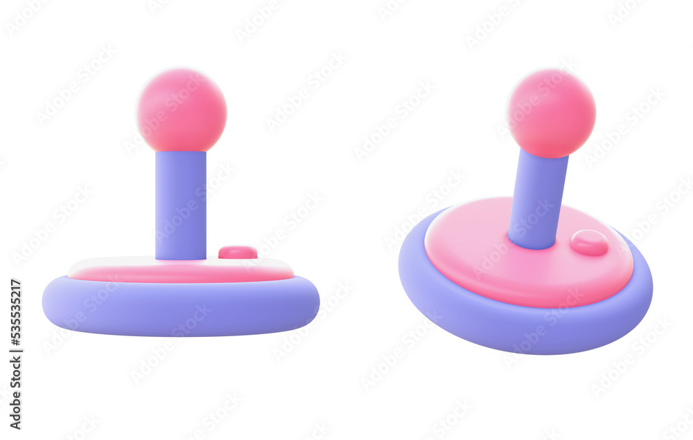3d illustration icon of purple Retro Joystick for UI UX web mobile apps social media ads designs 3d illustration icon of purple Retro Joystick for UI UX web mobile apps social media ads designs