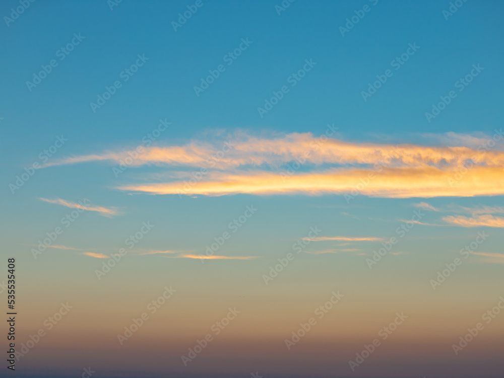 Obraz premium 제주도 서귀포 한경면 하늘