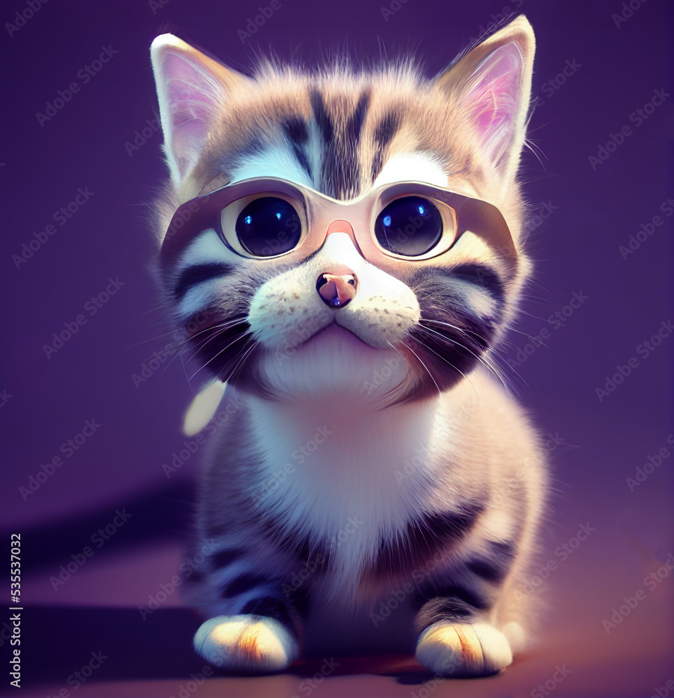 Cute cat, portrait, wearing clothes, funny, pic as wallpaper, poster, t shirt and others