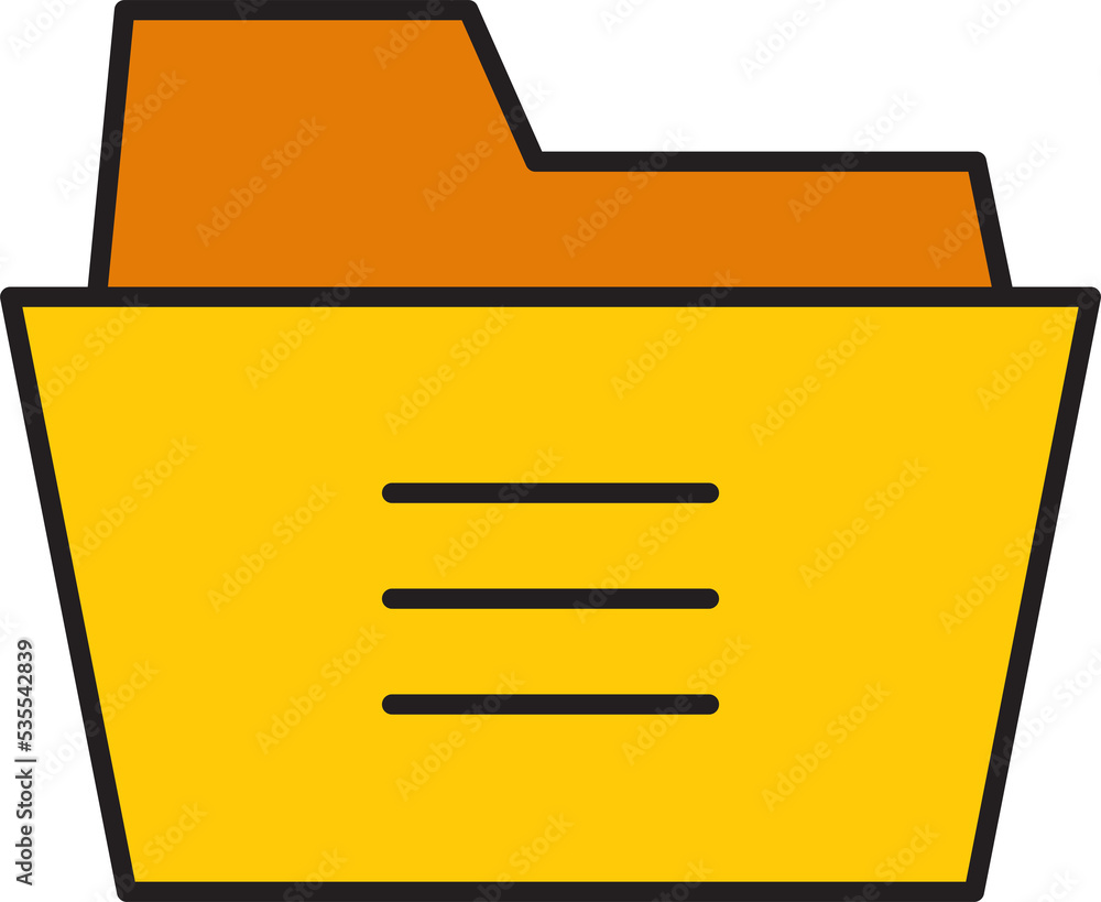 folder and list icon illustration folder and list icon illustration