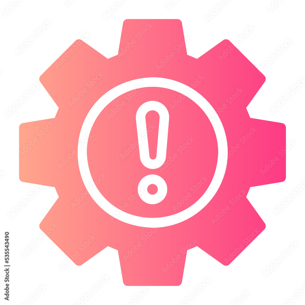 crisis management gradient icon crisis management gradient icon