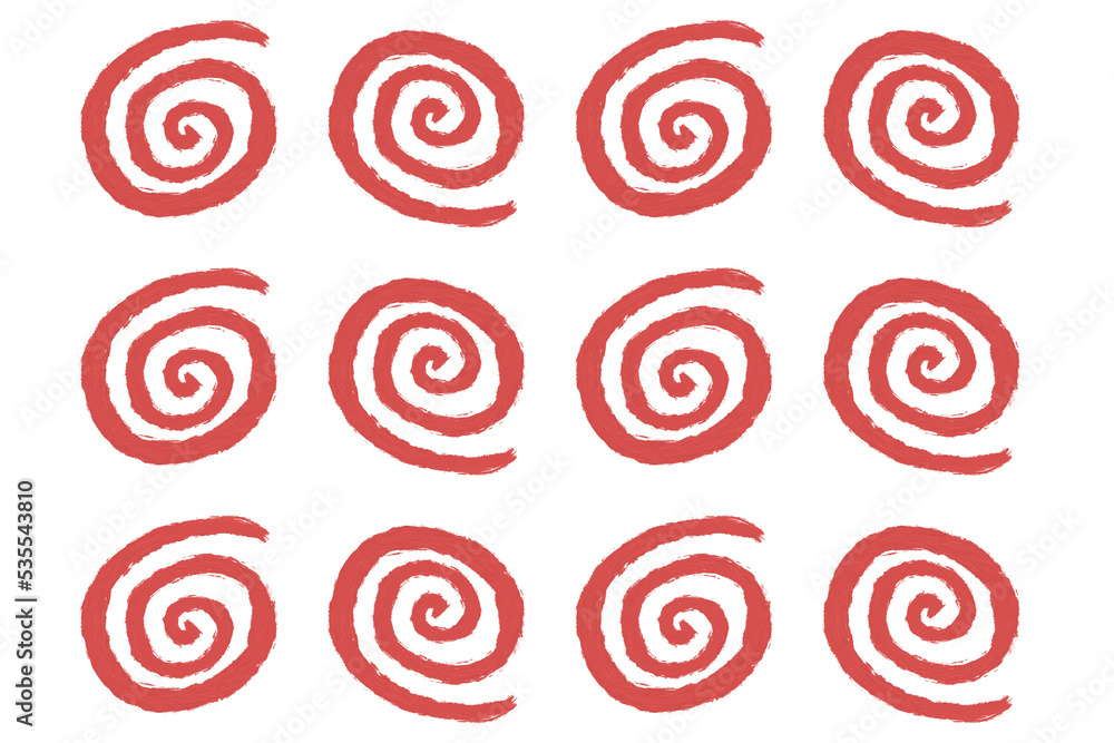 Red spiral pattern background, Red background. Red spiral pattern background, Red background.