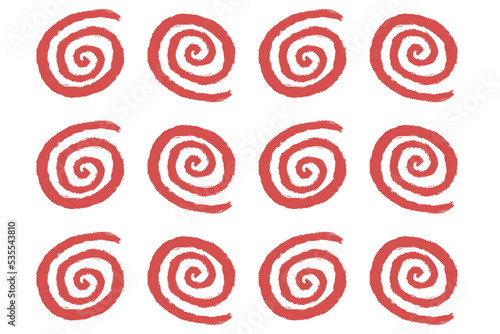 Red spiral pattern background, Red background.