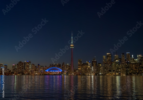 night view of the city