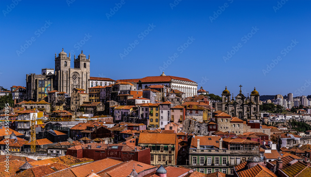 panoramic aerial view of the city of Porto