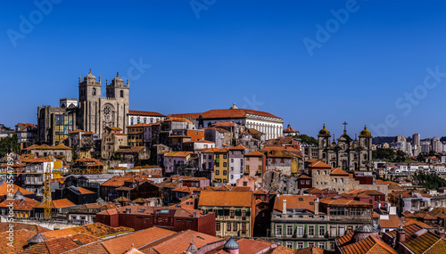 panoramic aerial view of the city of Porto
