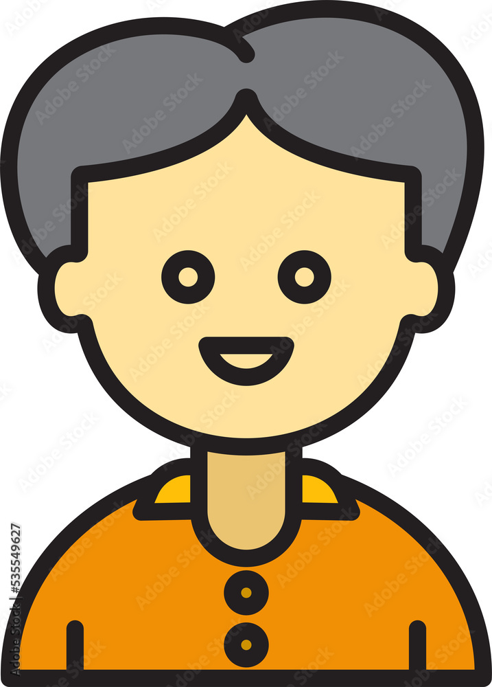 boy character avatar illustration boy character avatar illustration