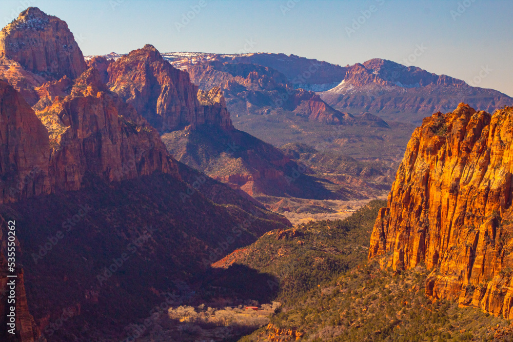 Scenic views from Angels Landing