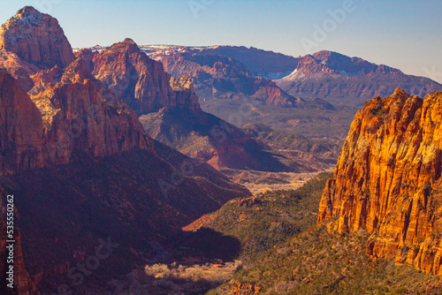 Scenic views from Angels Landing