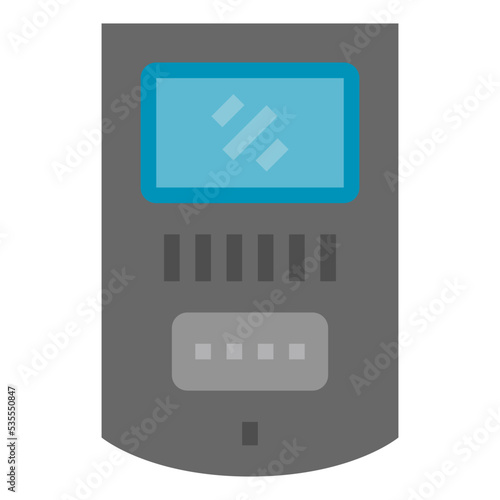 intercom flat icon