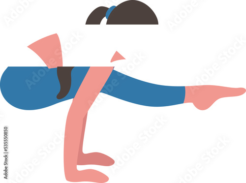 Wallpaper Mural woman yoga pose Torontodigital.ca