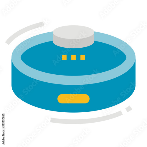 robot flat icon