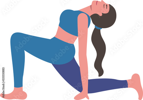 woman yoga pose