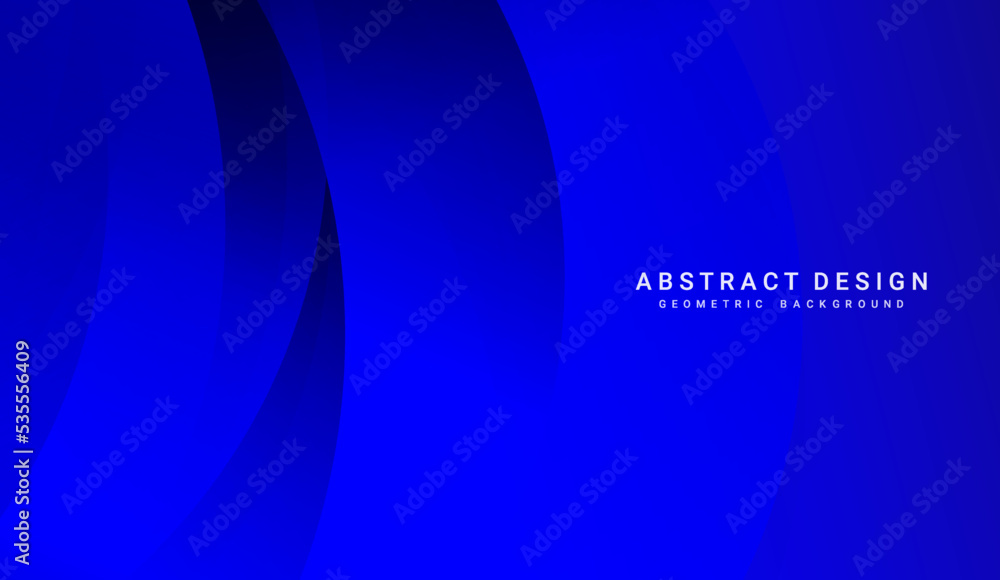 Blue curve abstract background. Can be used in cover design, book design, banner, poster, advertising.