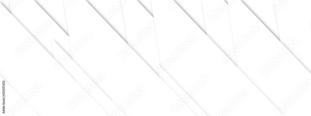 Abstract white geometric overlapping square pattern, design of technology background with shadow. Vector illustration. You can use for add, poster, design artwork, template, banner, wallpaper Abstract white geometric overlapping square pattern, design of technology background with shadow. Vector illustration. You can use for add, poster, design artwork, template, banner, wallpaper
