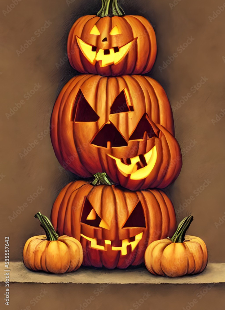 dia das bruxas, abóbora, outonal, laranja, feriado, lanterna, outubro, assustador, cruel, cara, celebração, ilustração, escuro, alimento dia das bruxas, abóbora, outonal, laranja, feriado, lanterna, outubro, assustador, cruel, cara, celebração, ilustração, escuro, alimento