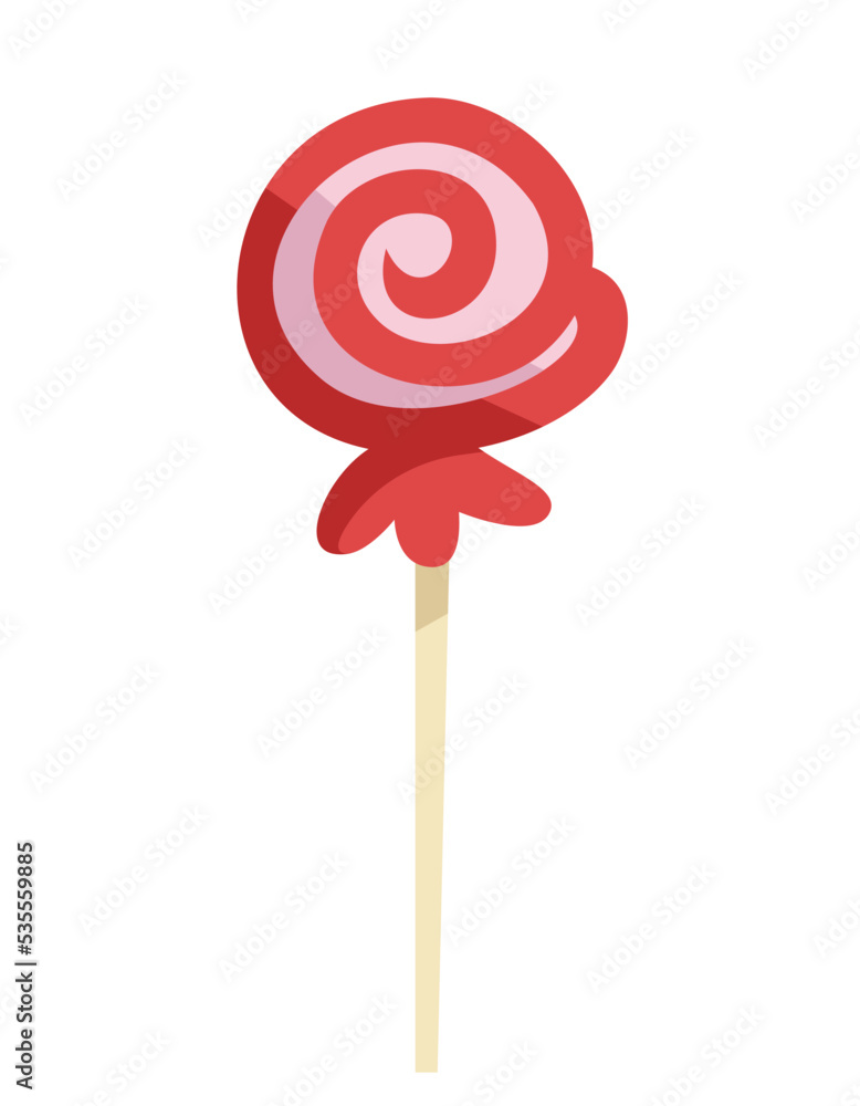 Lollipop in cartoon style. Traditional candy. Lollipop in cartoon style. Traditional candy.