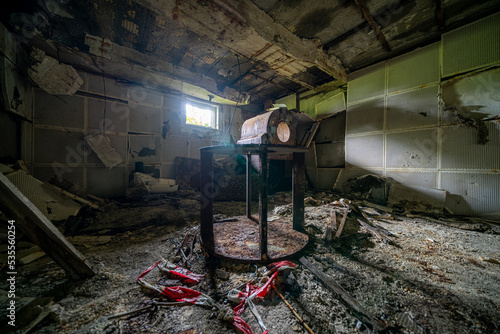 Walter Ulbricht's old winter house, once a symbol of luxury and power in the GDR, now stands as a silent ruin, telling stories from a bygone era photo