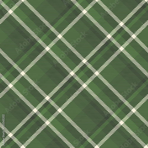 Tartan pattern,Scottish traditional fabric seamless Christmas tone, green and red background