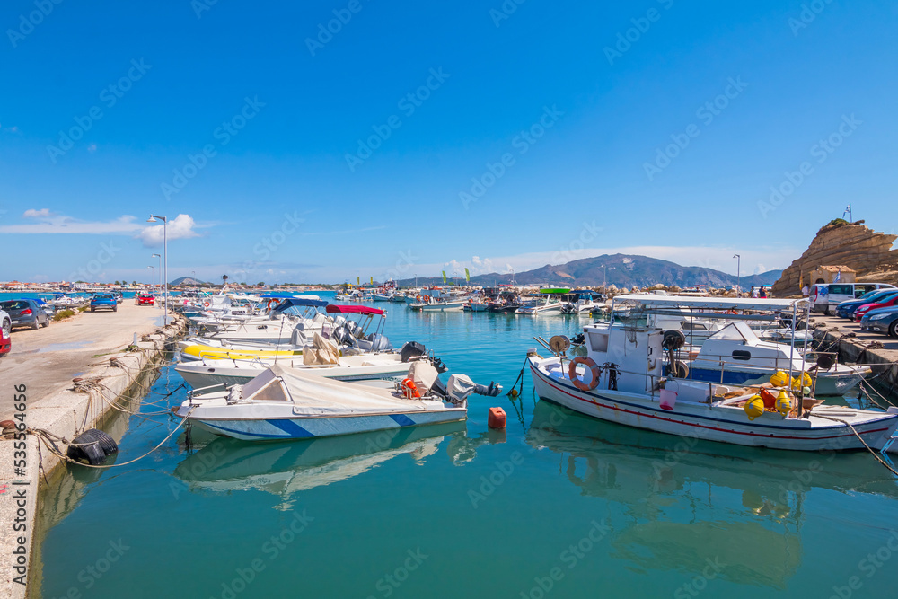 Boats near Cameo island, Greece