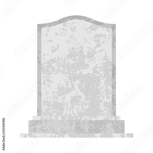 Blank headstone vector