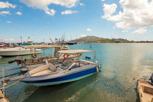 Marina with boats in Zakynthos town, Greece © johnkruger1