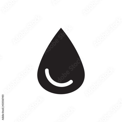 Water Drop Icon Vector Illustration