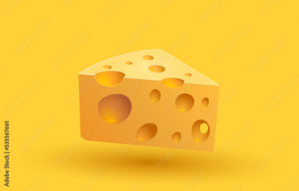 Cheese organic icon, food object white background. Vector Cheese organic icon, food object white background. Vector