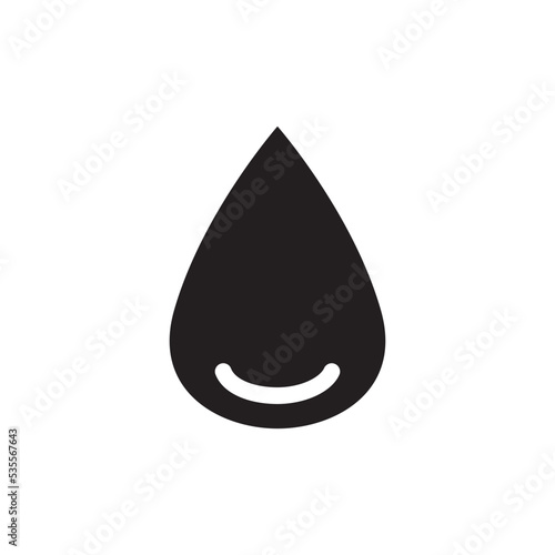 Water Drop Icon Vector Illustration
