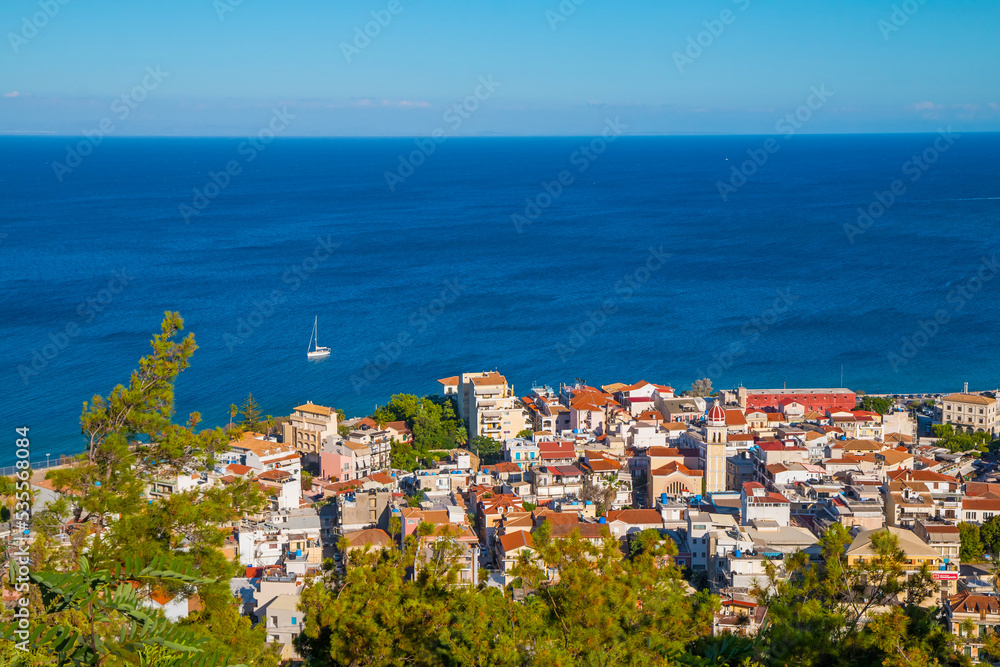 Bochali viewpoint in Zante, Zakynthos, Greece, popular travel destination