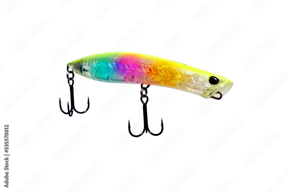 Wobbler for fishing on a white background Wobbler for fishing on a white background