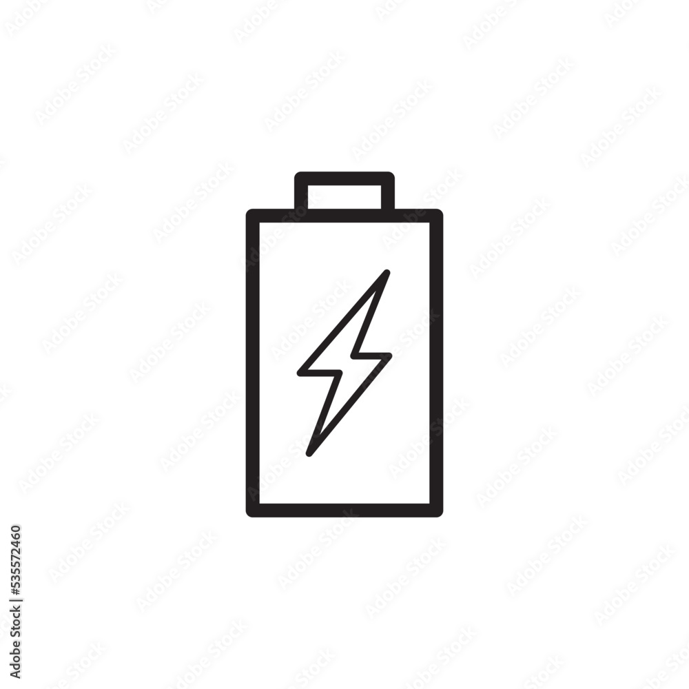 Battery Icon Vector Illustration Style Battery Icon Vector Illustration Style