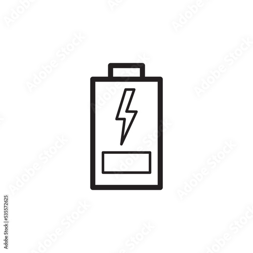 Battery Icon Vector Illustration Style