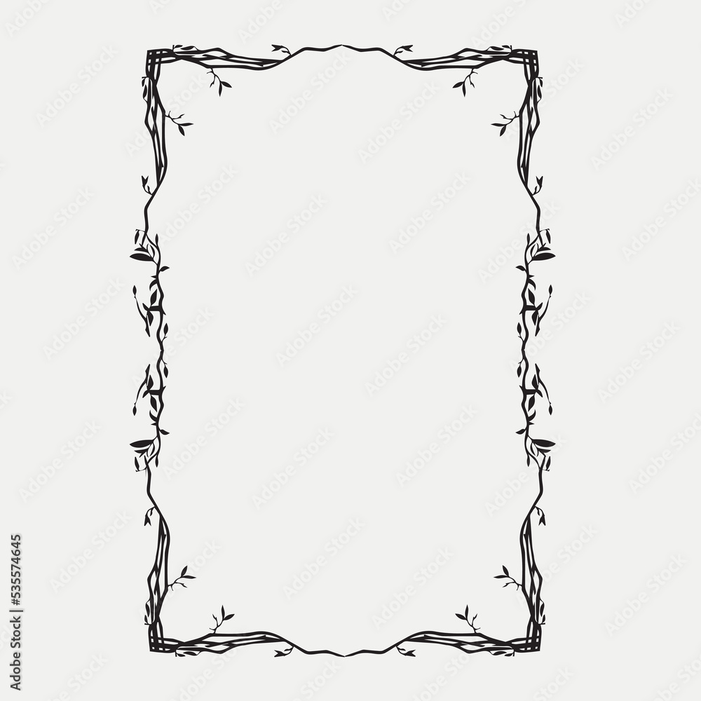 Frame, in the style of an ornament, Vector illustration eps 10, Art. Frame, in the style of an ornament, Vector illustration eps 10, Art.