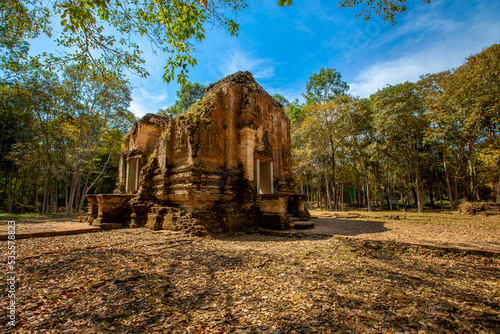 Temple in Sambor Preikuk, Cambodia