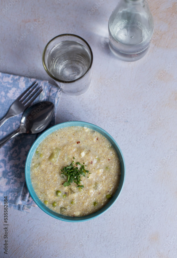 food made with quinoa. Healthy food concept. food made with quinoa. Healthy food concept.